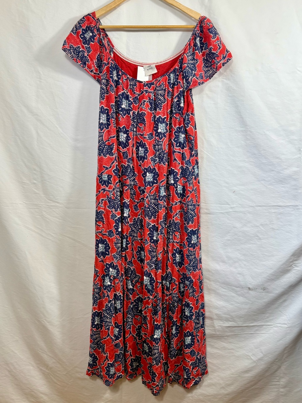 Knox Rose Red and Navy Floral Dress